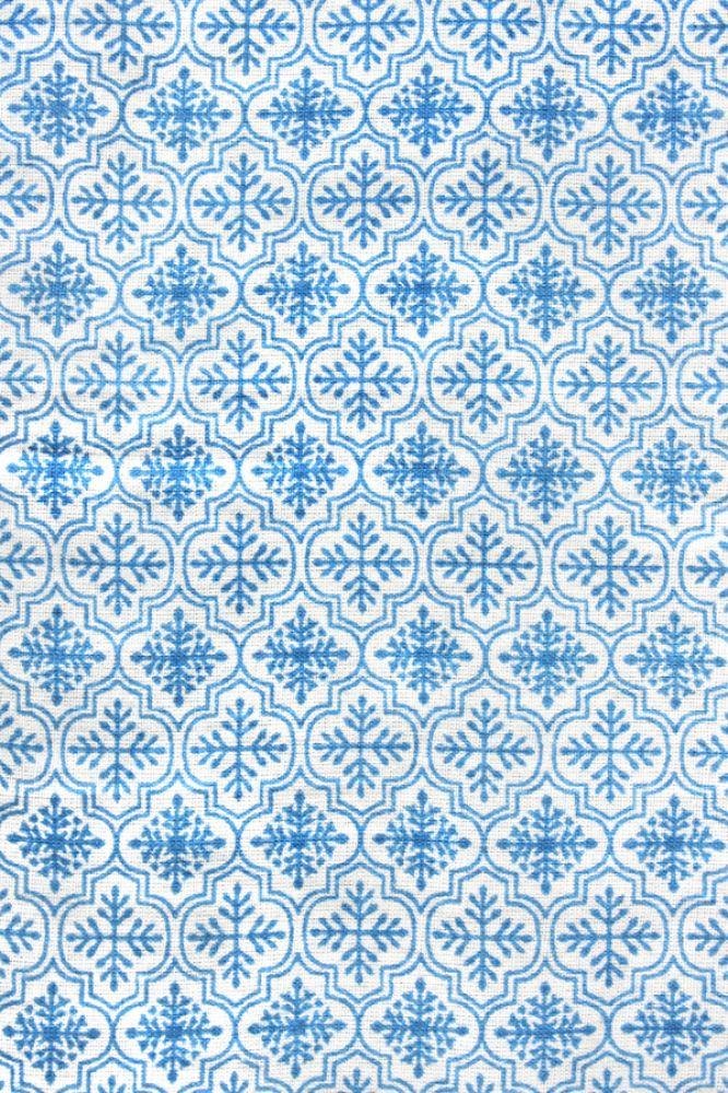 Blue Tile Kimono Robe