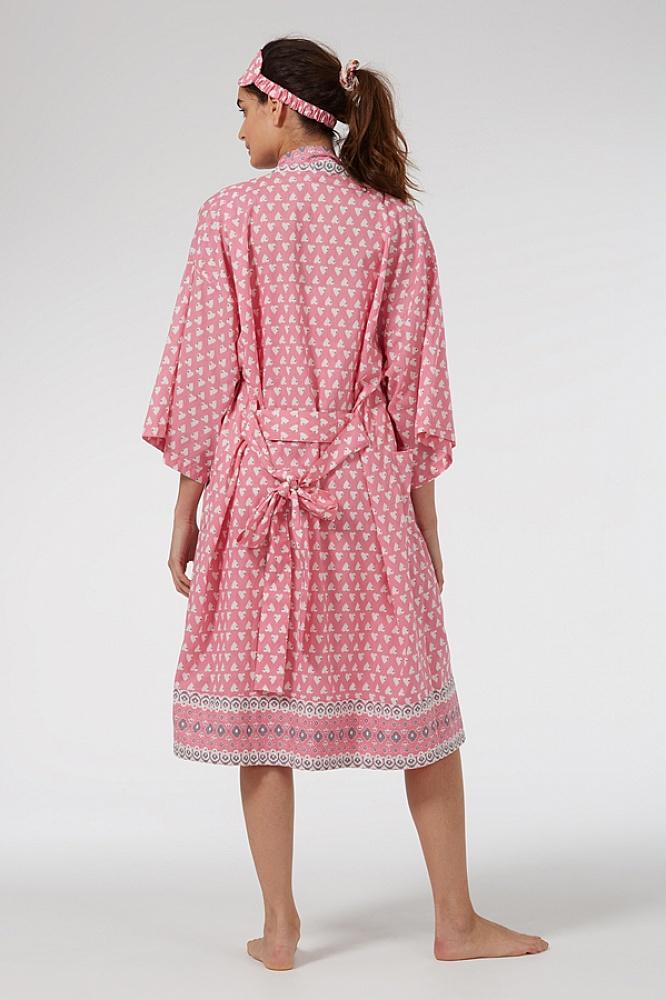 Pink Solero Kimono Robe