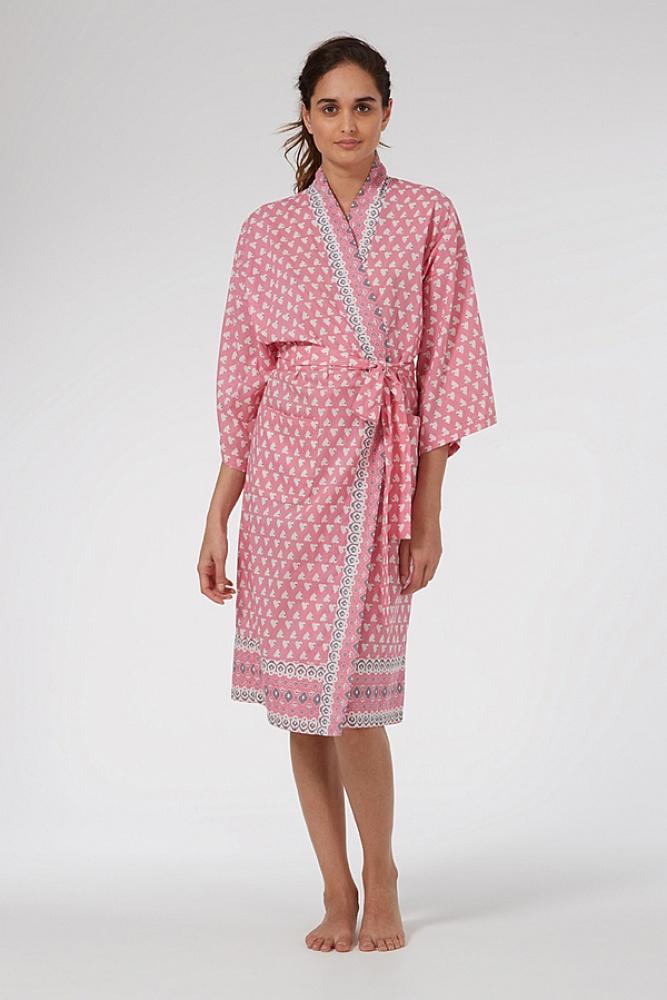 Pink Solero Kimono Robe