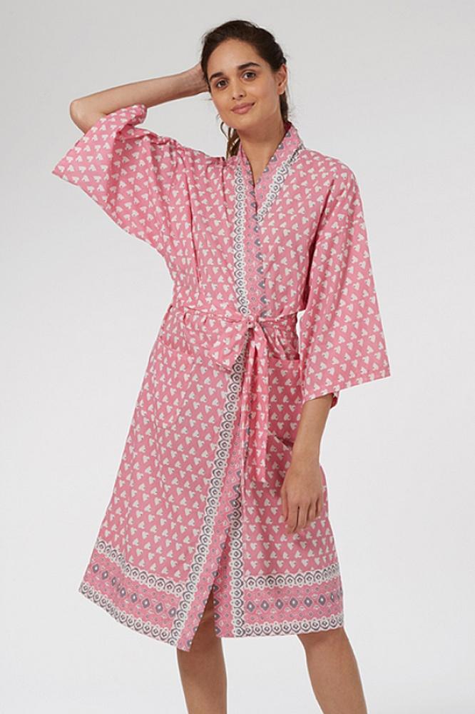 Pink Solero Kimono Robe